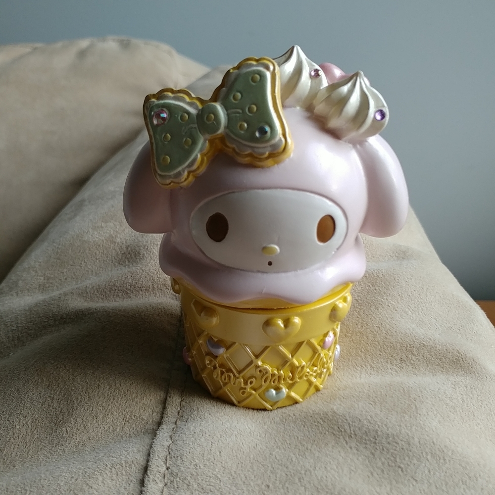My Melody ice cream cone trinket / accessory case